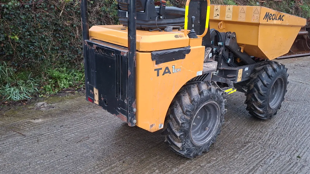 2018 Mecalac 1 tonne dumper - Image 3
