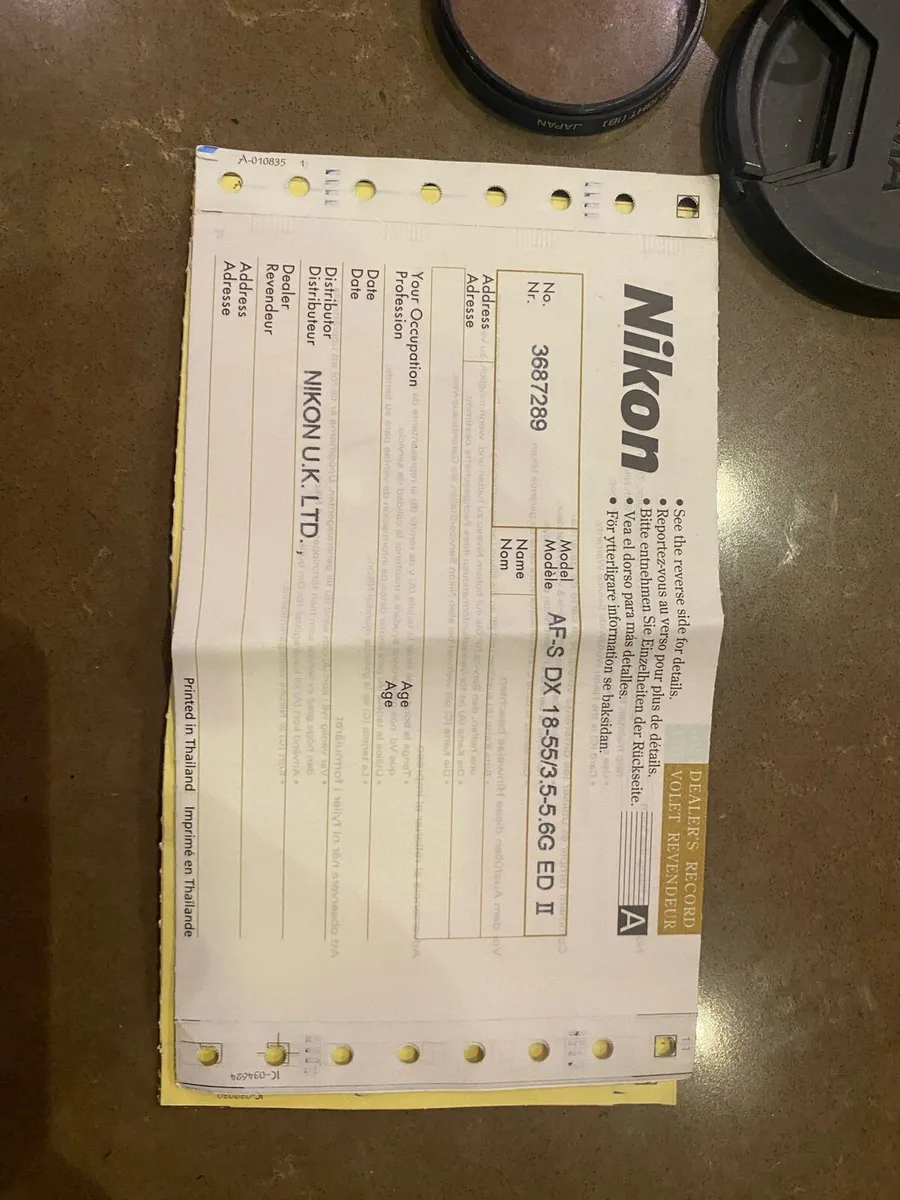 Nikon SLR Digital Camera - Image 2