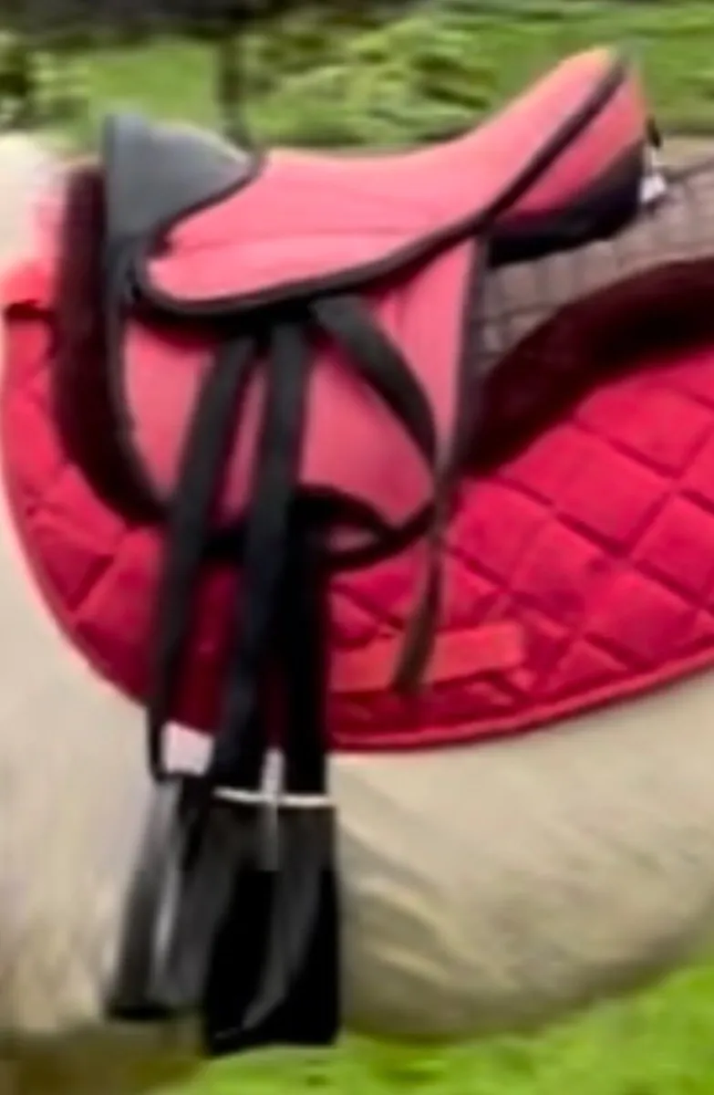 Pony saddle 12” synthetic