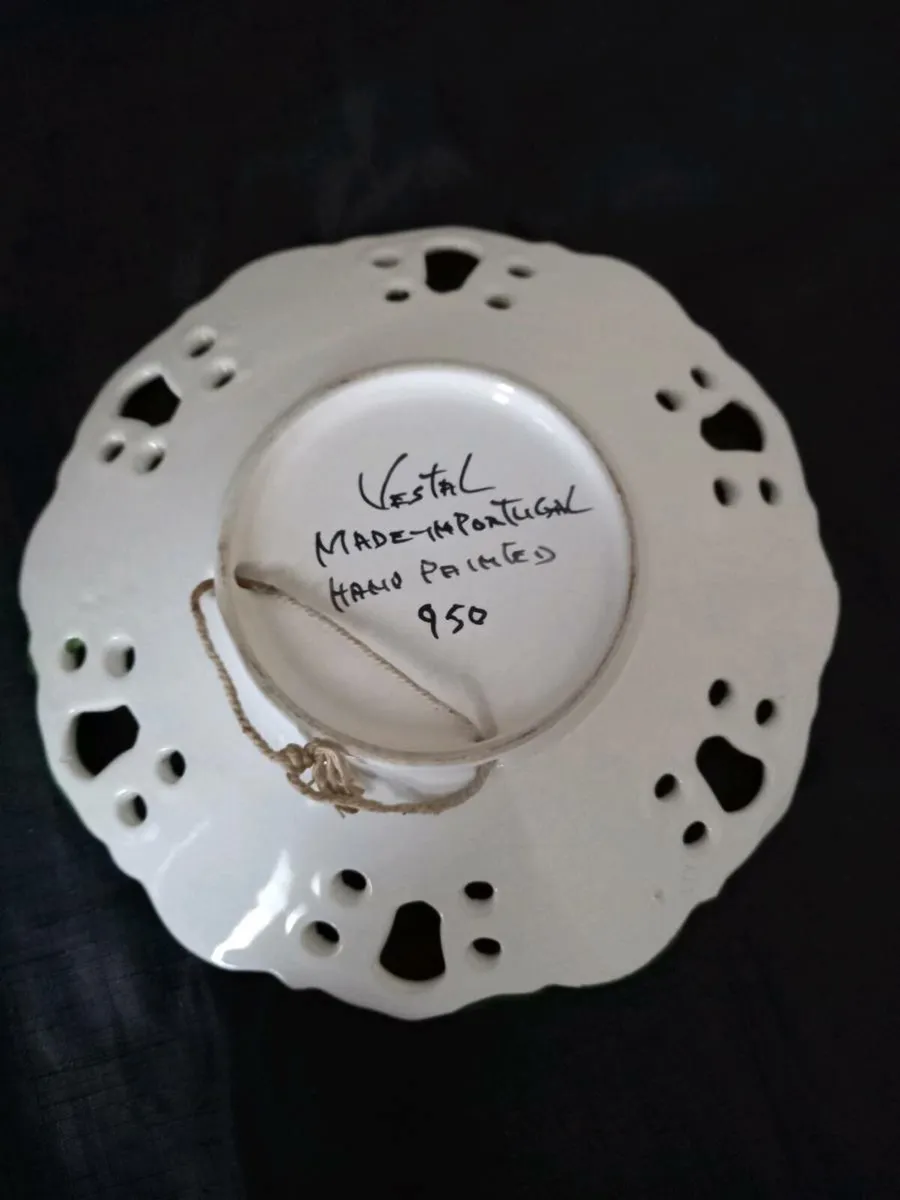 Vestal Hand Painted Plate - Image 2
