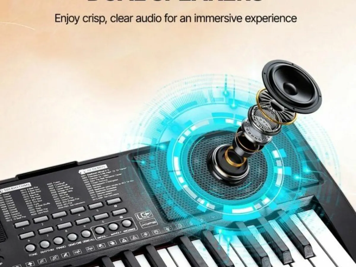 88-Key Digital Piano Keyboard with Semi-Weighted - Image 3