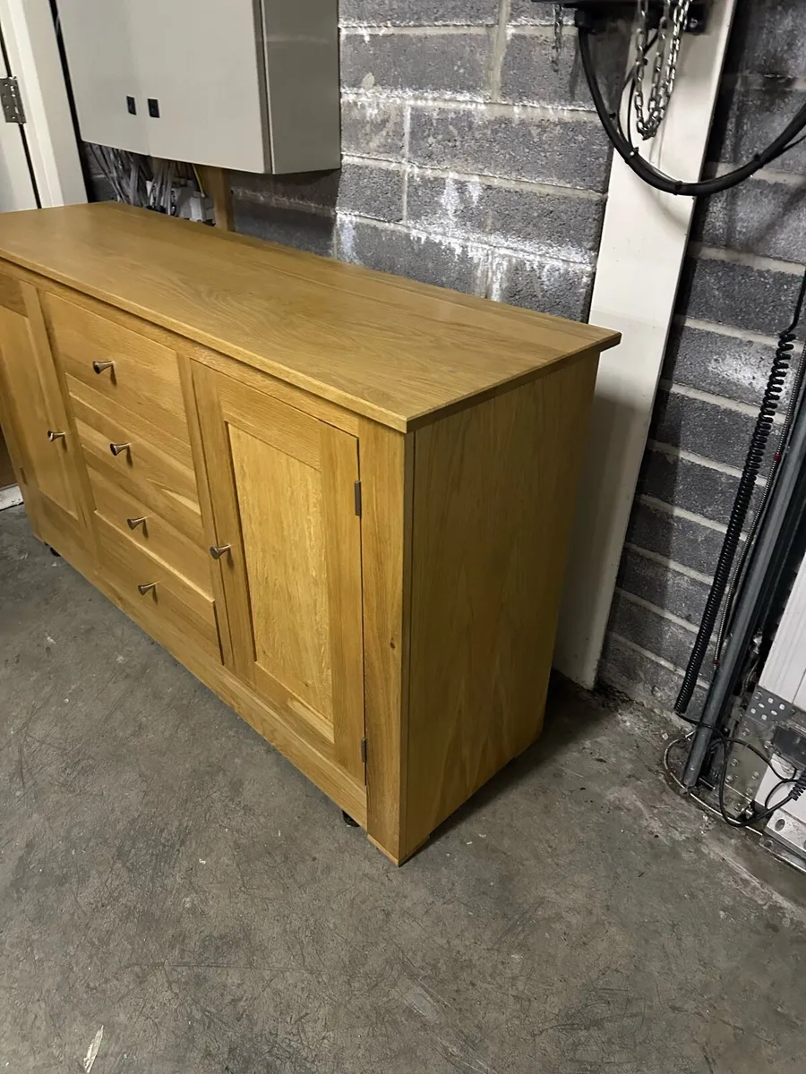 Oak Side Board - Image 3