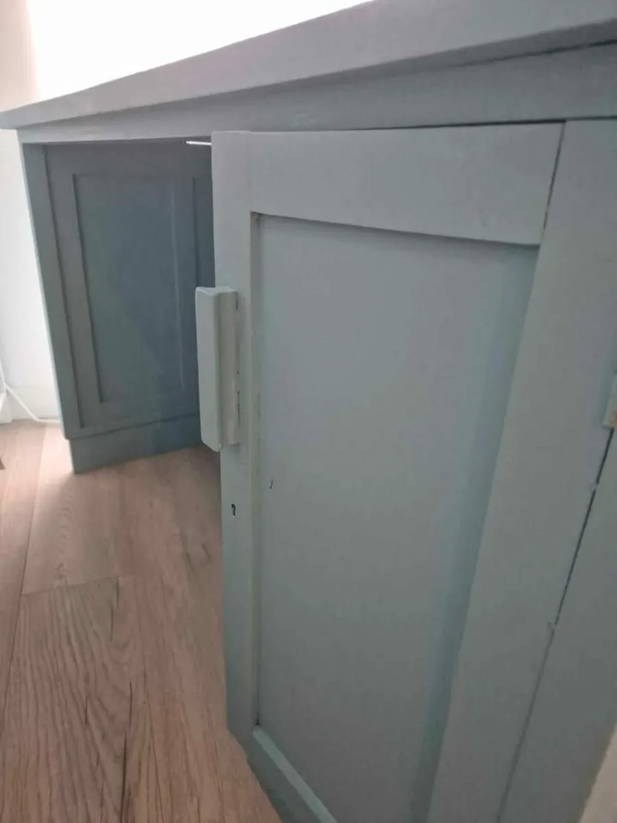 UpCycled Distressed Antique Headmaster’s Desk - Image 1