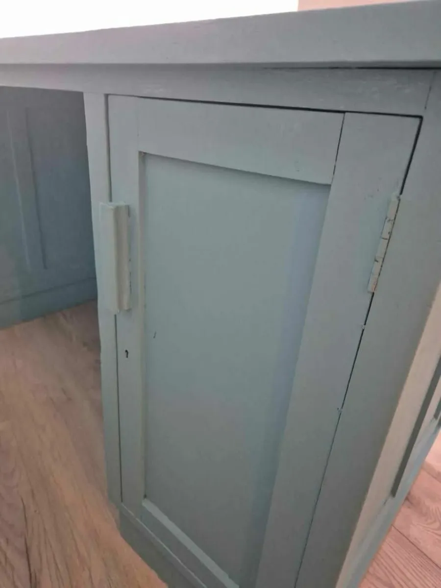 UpCycled Distressed Antique Headmaster’s Desk - Image 2