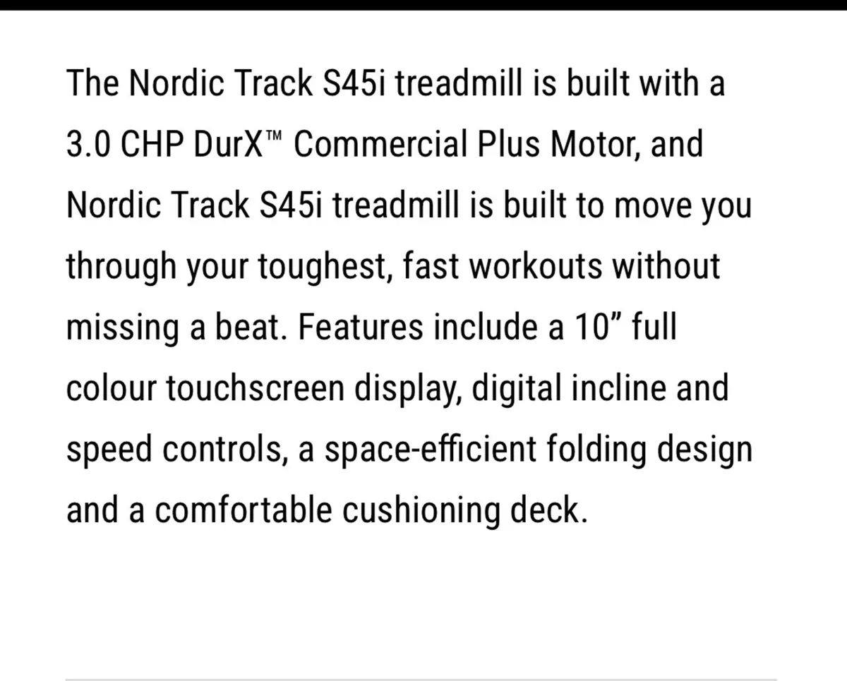 NordicTrack treadmill - Image 3
