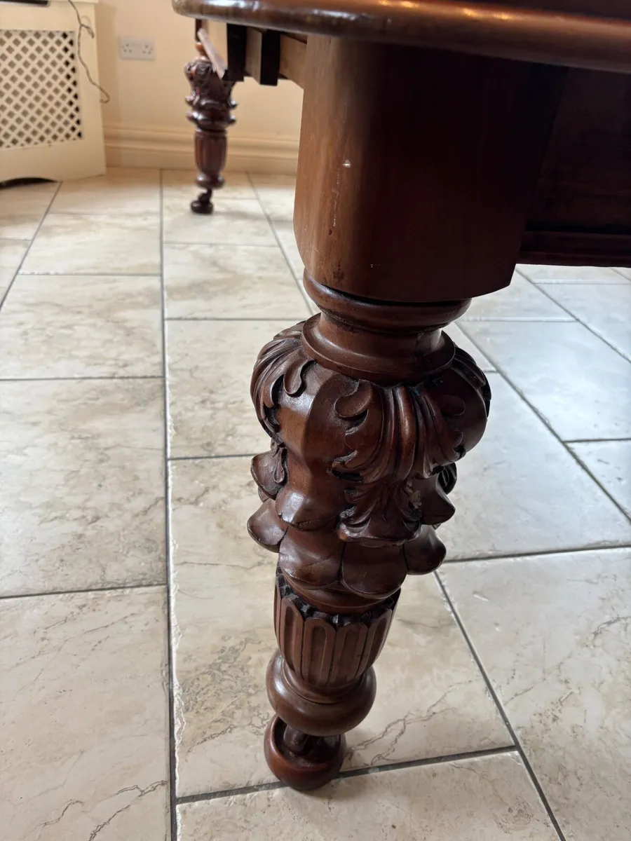 Antique  Mahogany dining room table - Image 3
