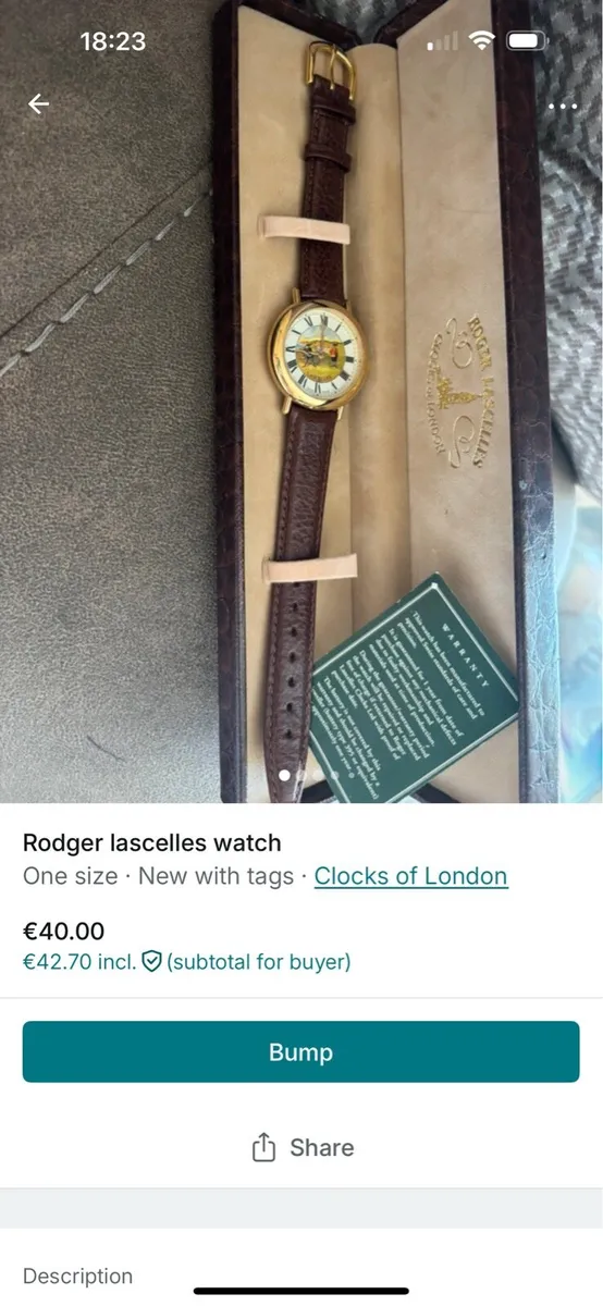 Rodger lascelles watch - Image 1