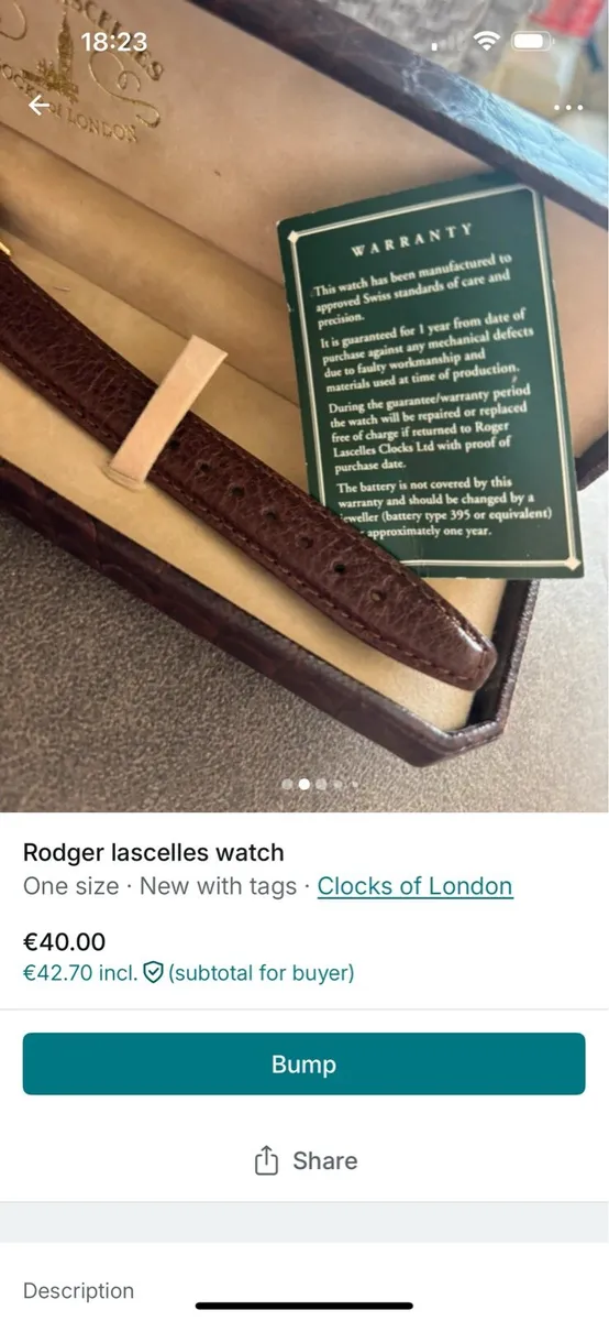 Rodger lascelles watch - Image 2