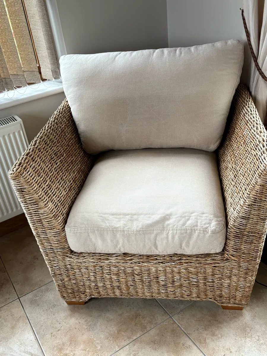 Settee and 2 chairs - Image 2