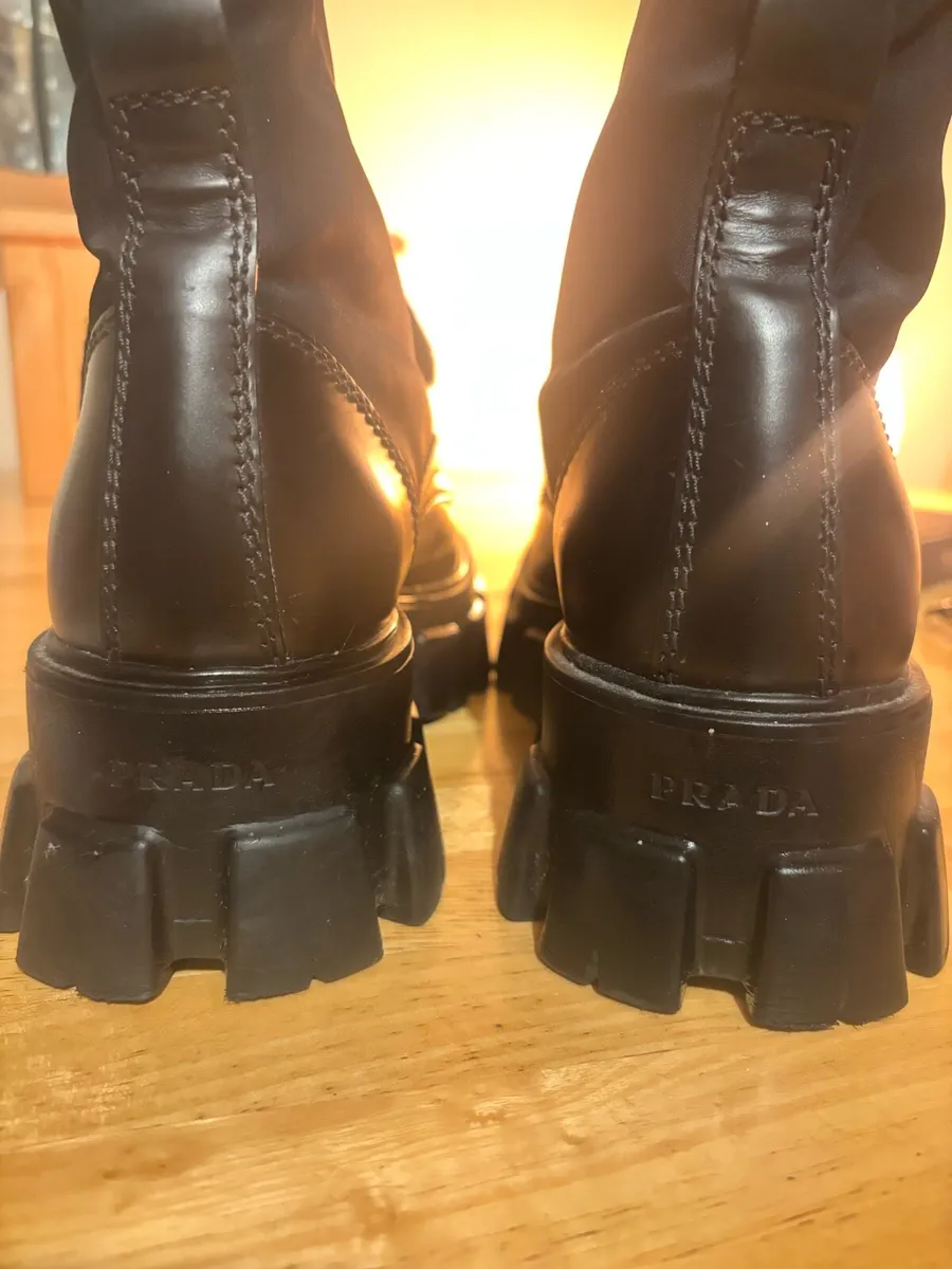 Prada boots,black,good condition UK size 6.5 - Image 3