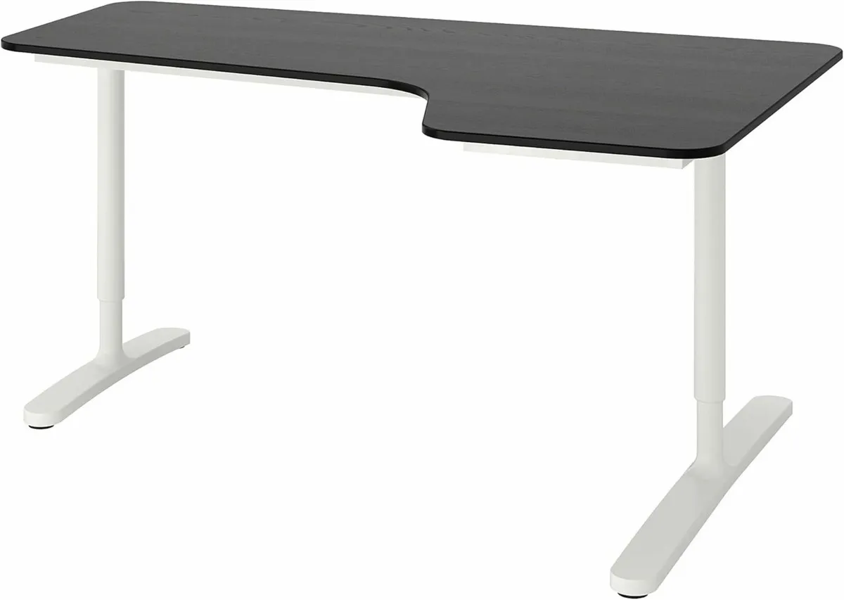 Ikea BEKANT Right Corner Desk 160 x 110 cm Black - Image 1