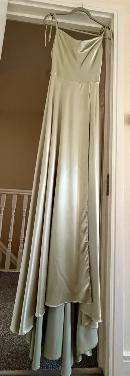 Satin Maxi Dress - Image 3