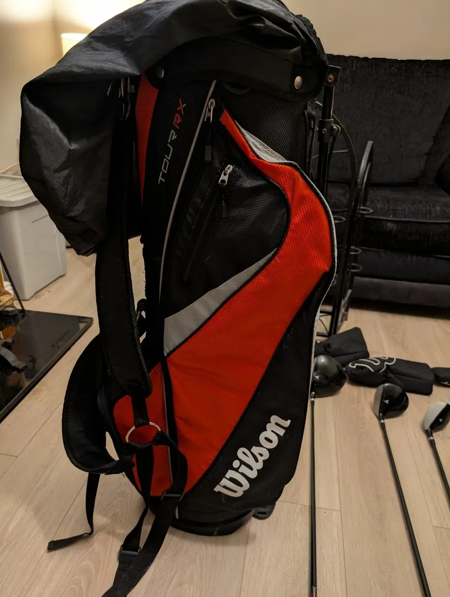 Wilson tour rx golf clubs and stand bag - Image 2