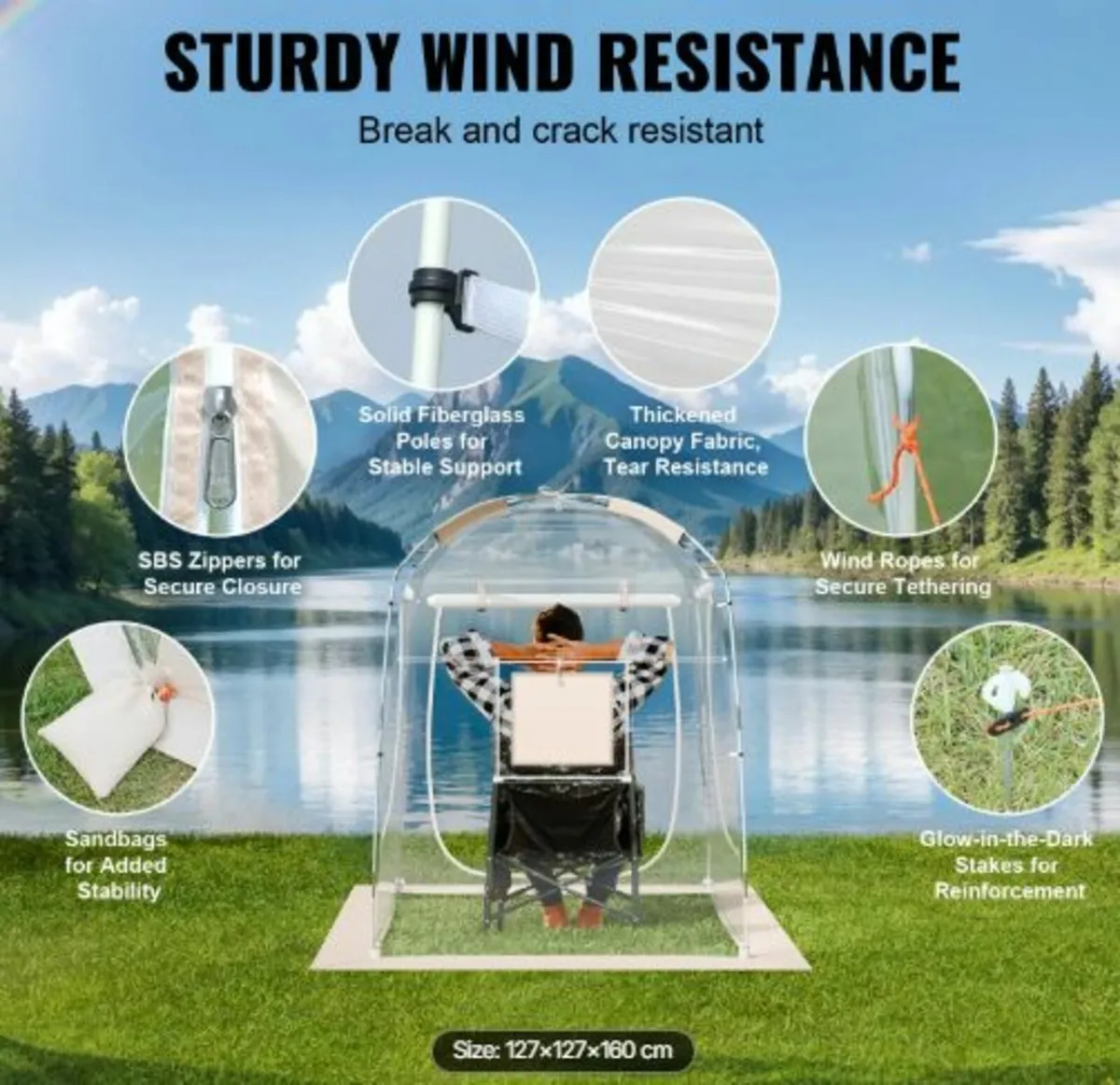 Sports Tent, 1 Person, Instant Tent Shelter - Image 2