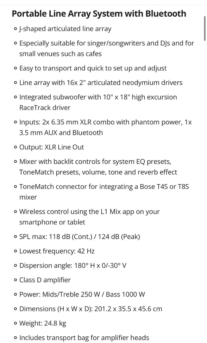 Bose PA PRO 16 - Image 2
