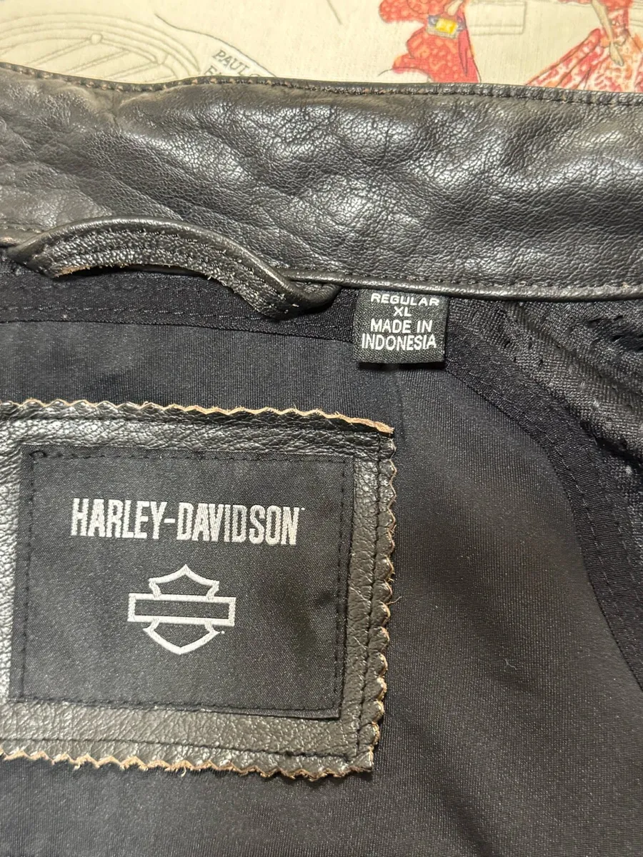 Harley Davidson leather jacket - Image 3