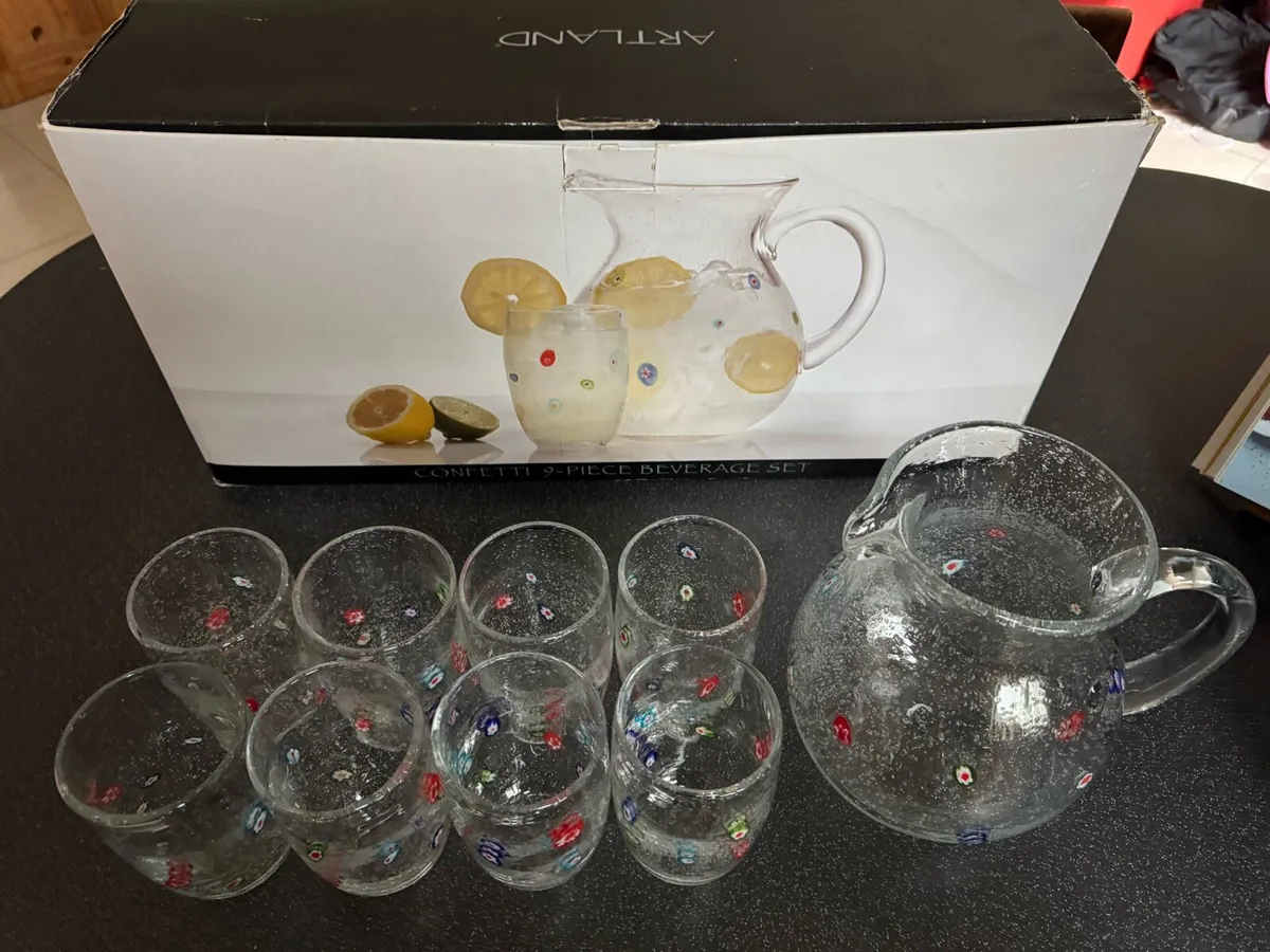 ARTLAND Confetti 9 Piece Beverage Set Boxed - Image 1