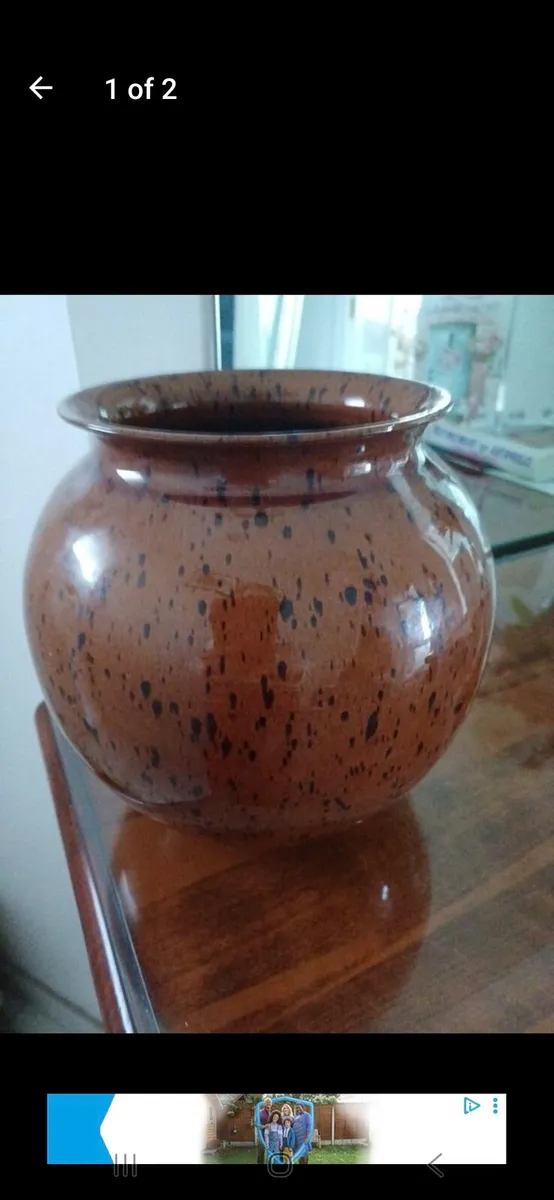 Large Denby Brown  Speckled Bowl