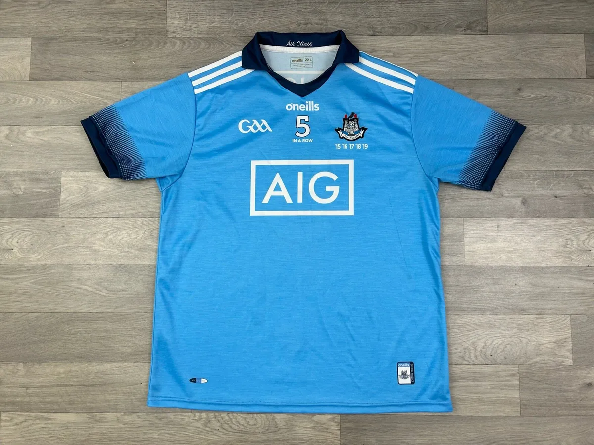 Dublin Dubs Gaa 5 In A Row Jersey Shirt Men XXL - Image 1