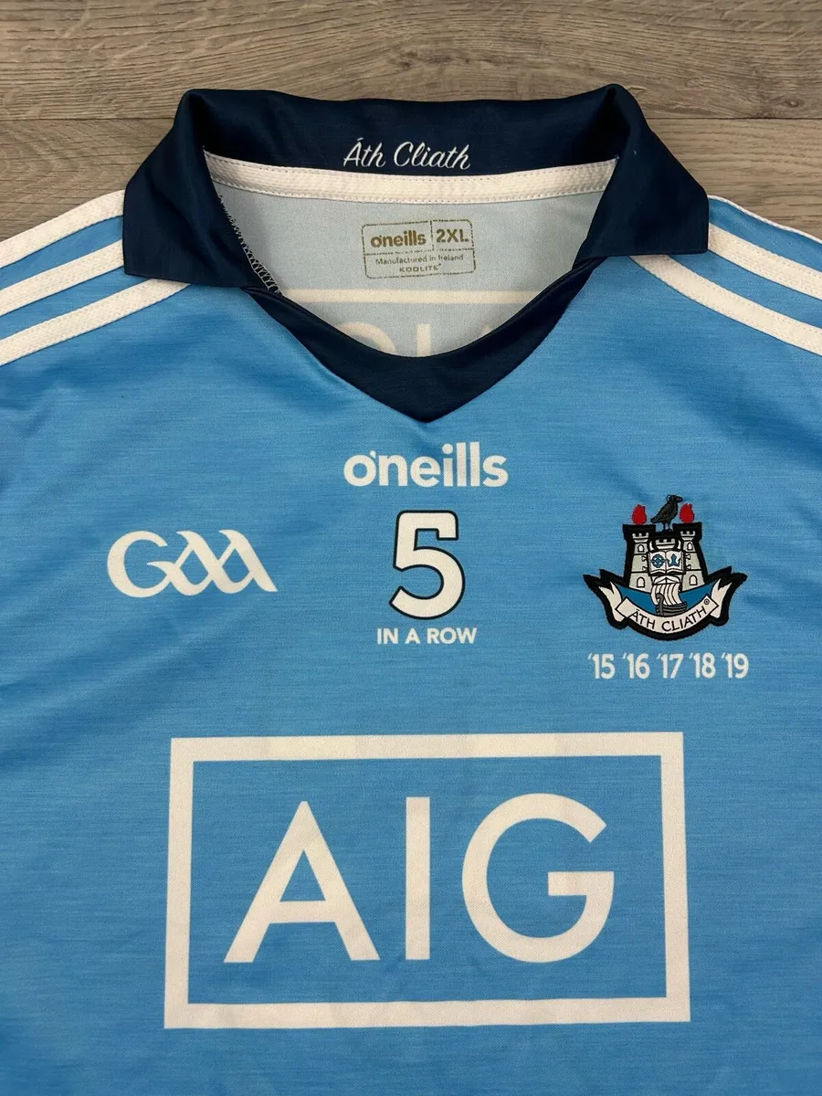 Dublin Dubs Gaa 5 In A Row Jersey Shirt Men XXL - Image 3