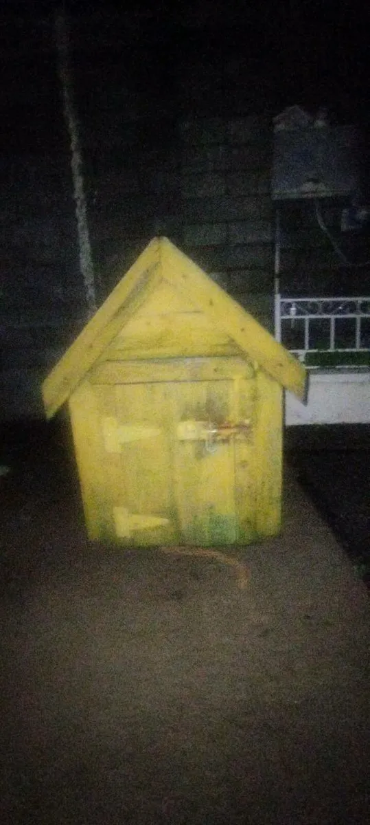 Small dog box with felt roof for sale - Image 4