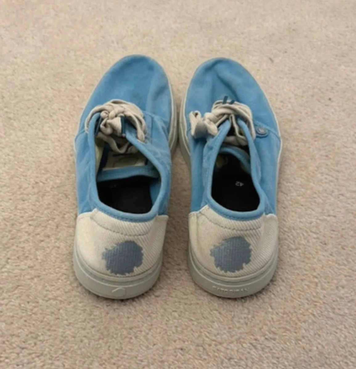 Satorisan Blue Shoes size 8 - Spanish surf / skate - Image 2