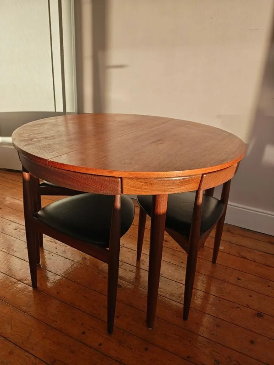 Six Pax "Dinette" Dining Table Set by Hans Olsen for Frem Rojle - Image 4