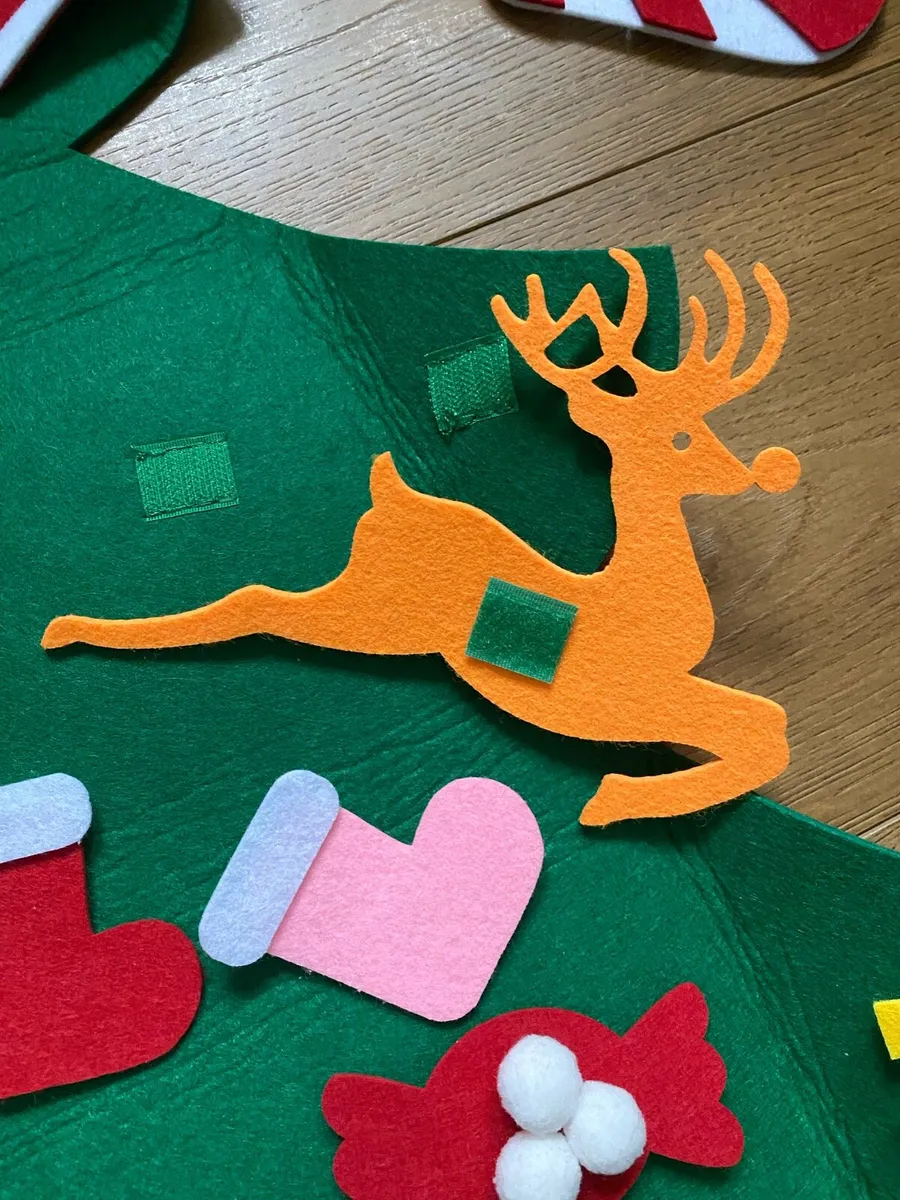 Hanging Felt Fabric Christmas Tree 🎄 - Image 2