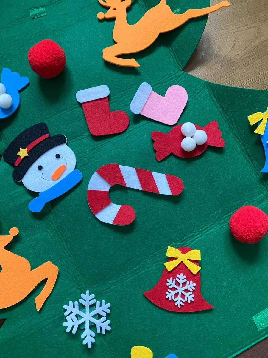 Hanging Felt Fabric Christmas Tree 🎄 - Image 3