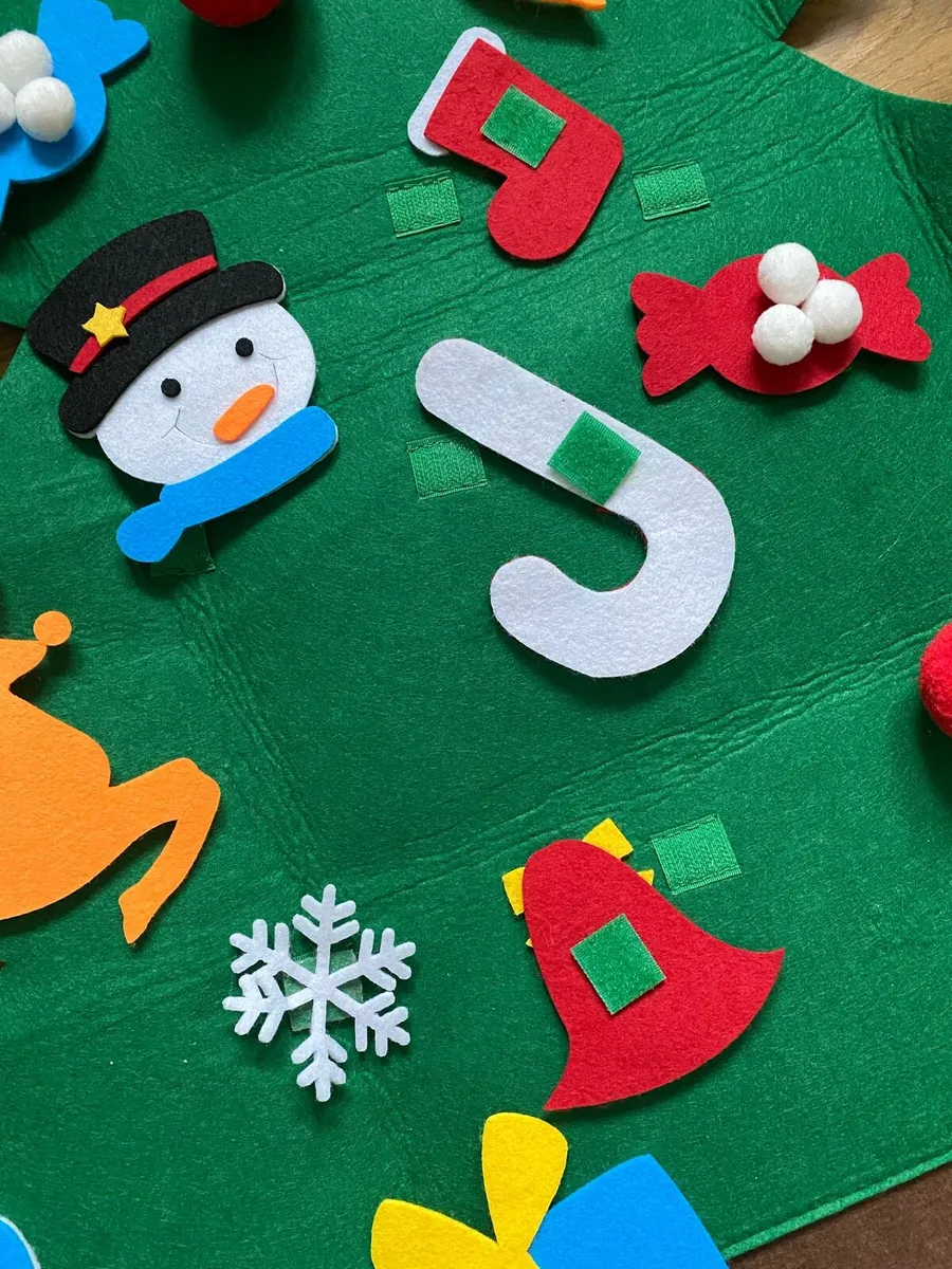 Hanging Felt Fabric Christmas Tree 🎄 - Image 4