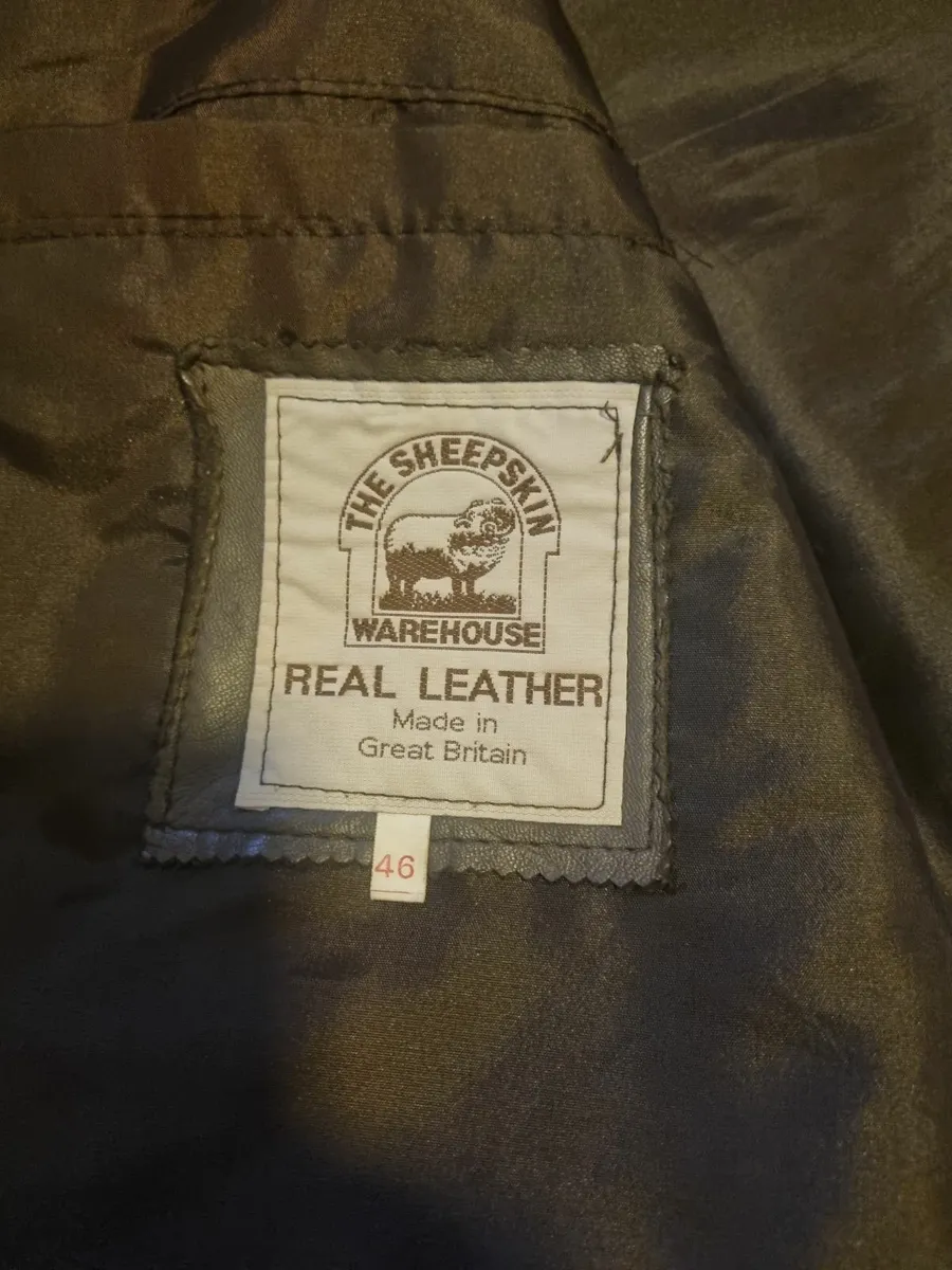 The Sheepskin Warehouse size 46 Real Leather #601 - Image 2