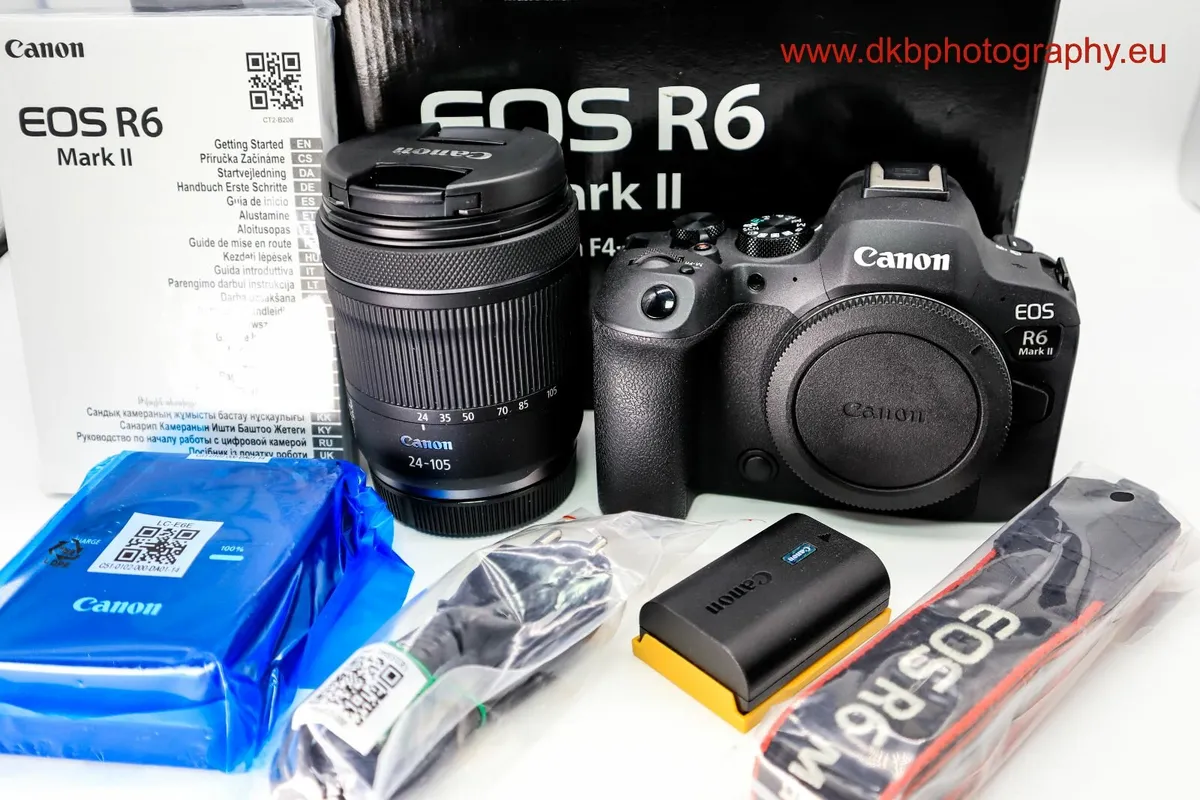 CANON EOS R6 II CAMERA & CANON RF 24-105mm IS STM - Image 1