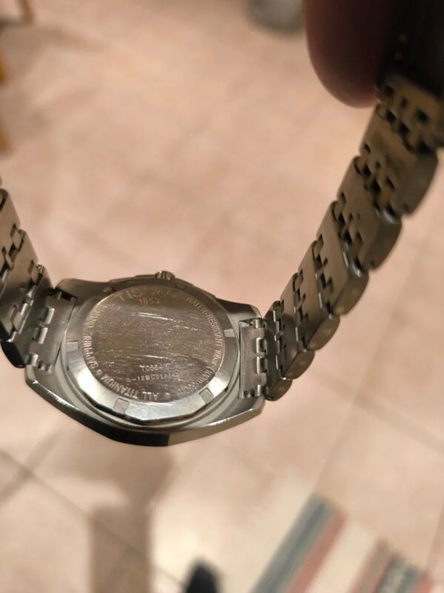 Tissot titanium watch - Image 4
