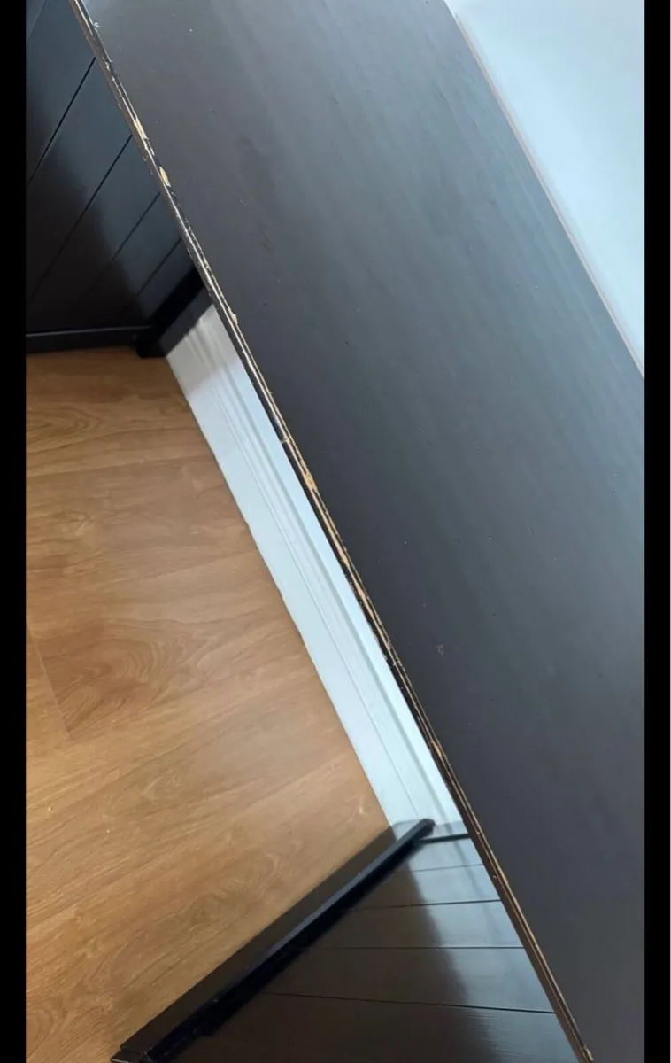 Black wooden desk - Image 2