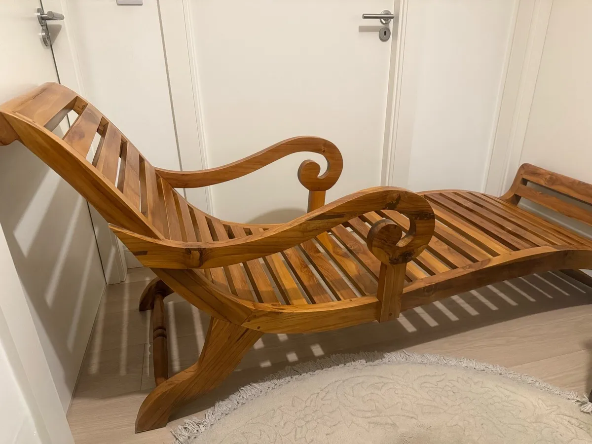 Matching Pair Chaise Longue imported fromSri Lanka - Image 3