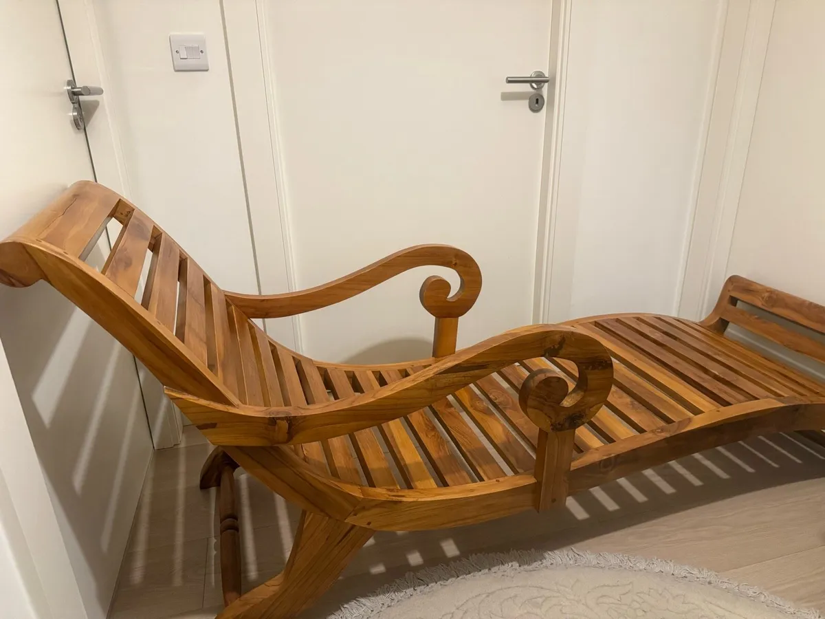 Matching Pair Chaise Longue imported fromSri Lanka - Image 4