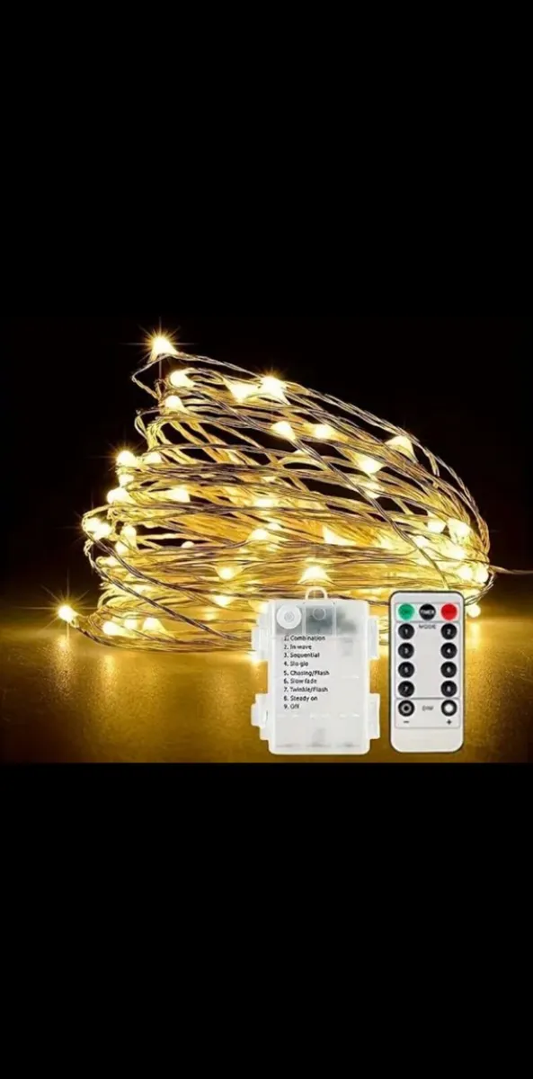 Warm White Xmas Lights - NATIONWIDE DELIVERY - Image 1