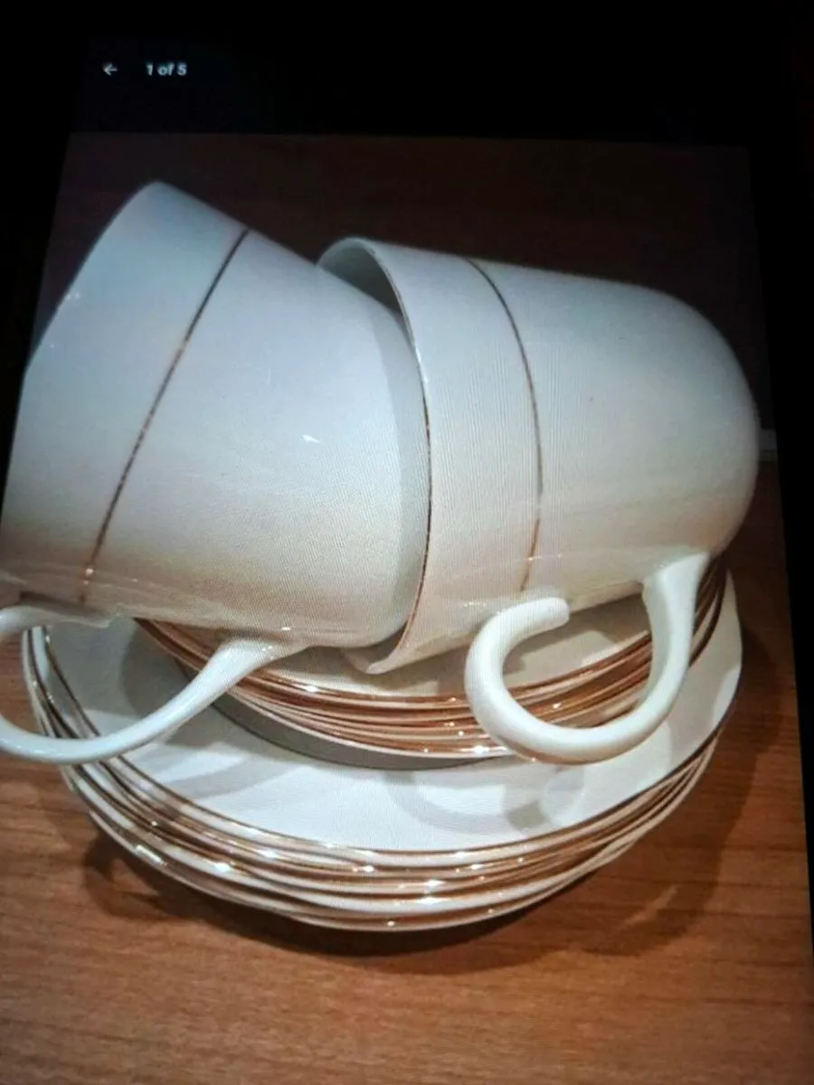 White &Gold Royal Tara Replacements (14 pieces) - Image 1