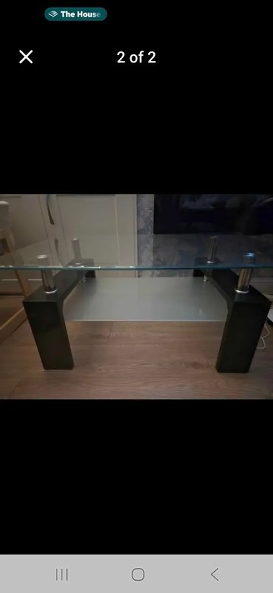 Glass coffee table - Image 2