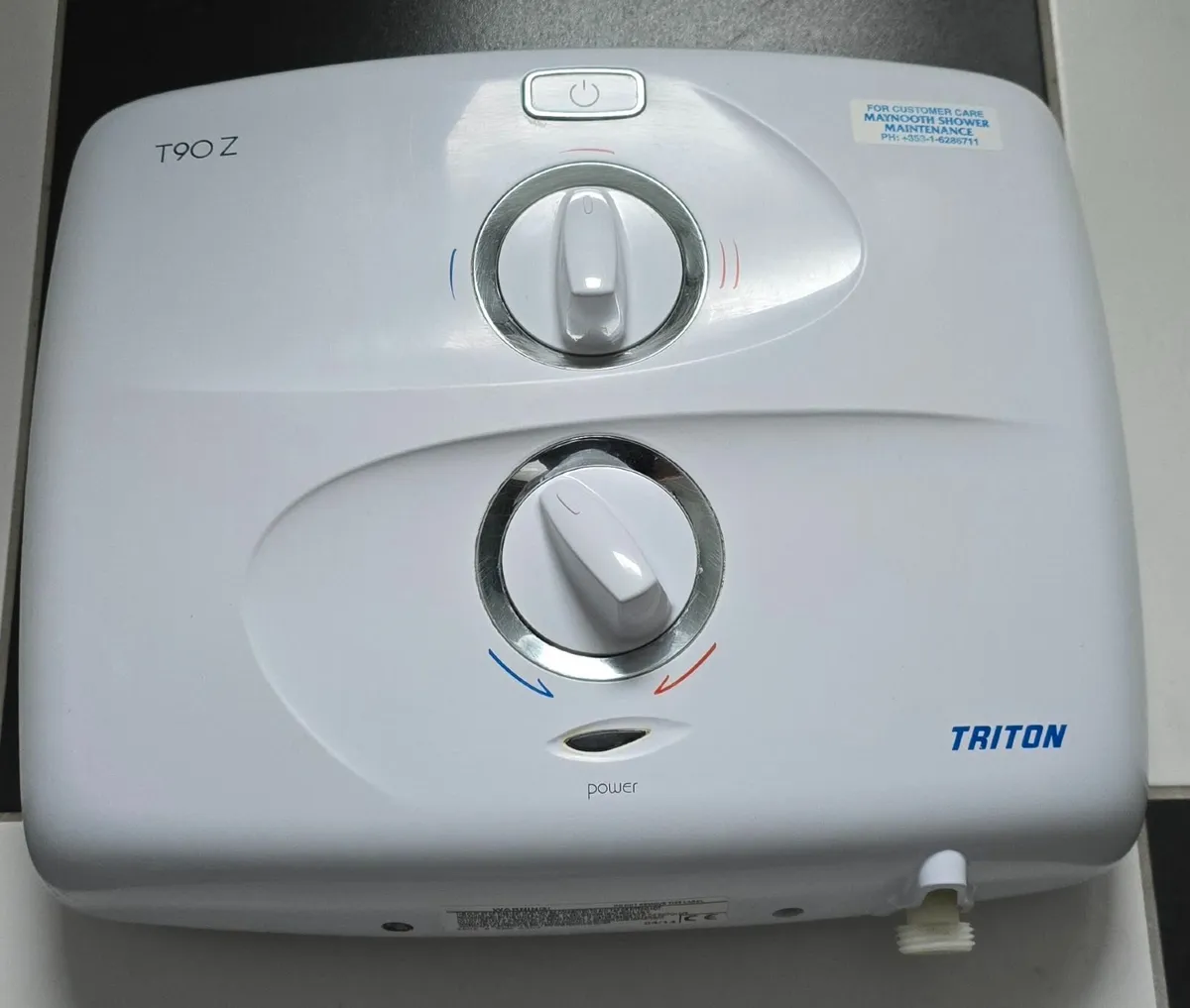 Triton T90Z Shower with new triton hose and head - Image 1