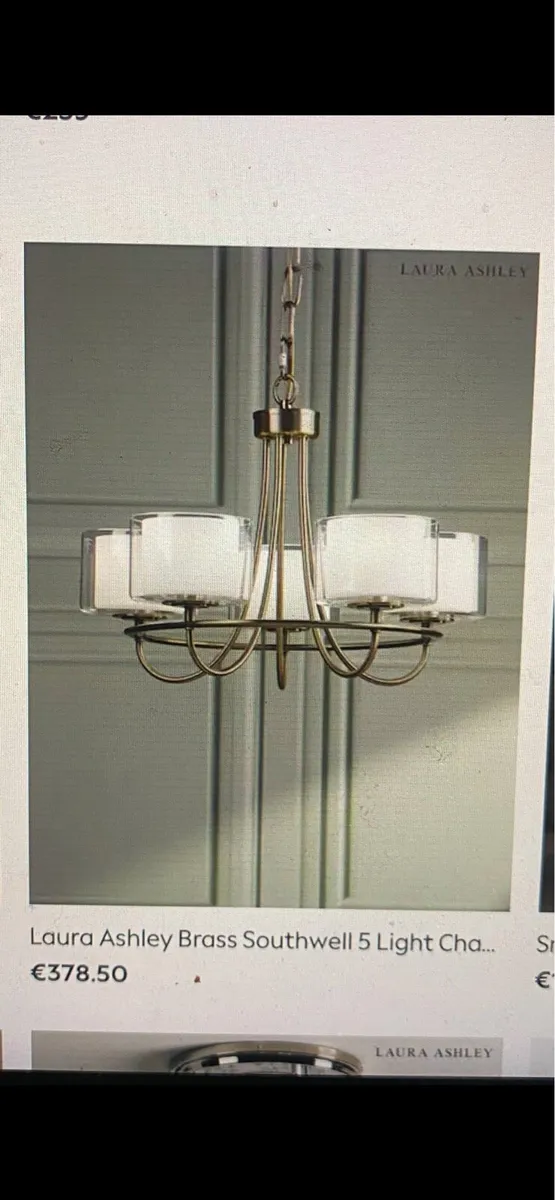 Laura Ashley ceiling lights - Image 1