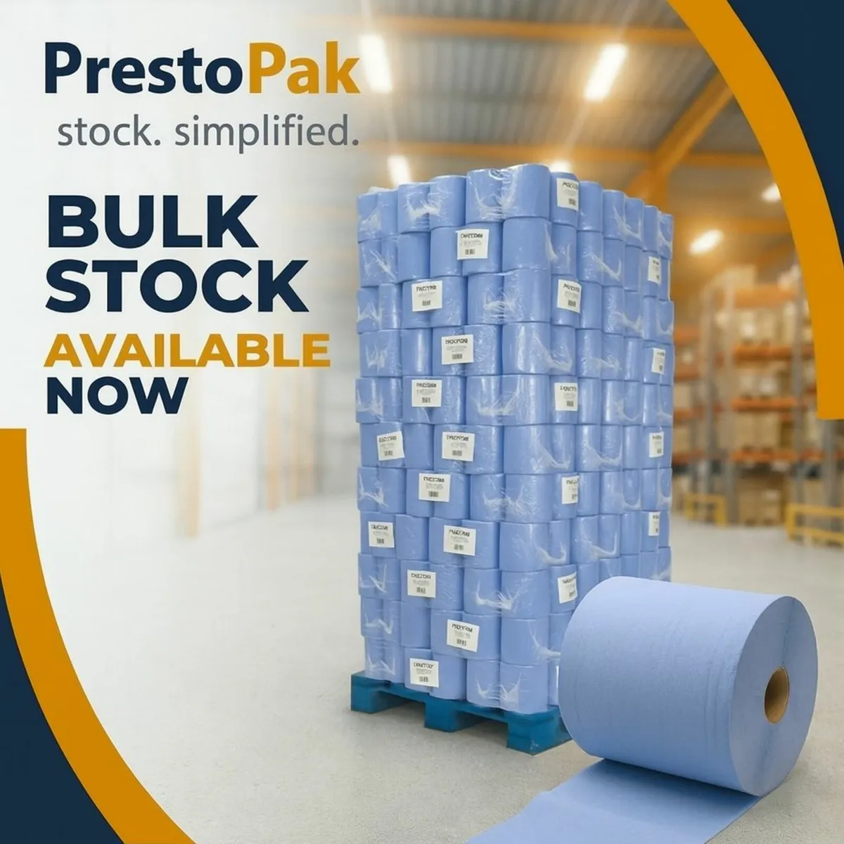 Wholesale Blue Roll Centre - From 1.72/roll - Image 1