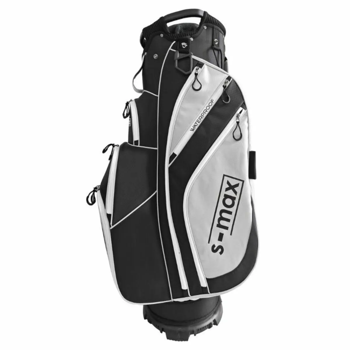 Skymax Deluxe Cart Bag - Black/Grey/White Trim - Image 1