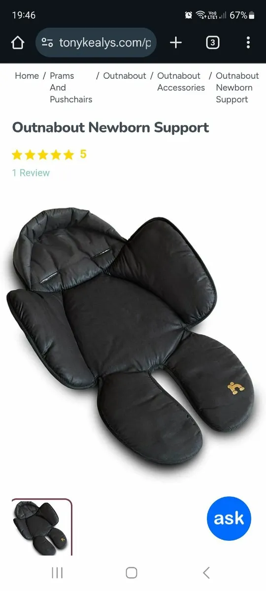 Out and about newborn insert - Image 1