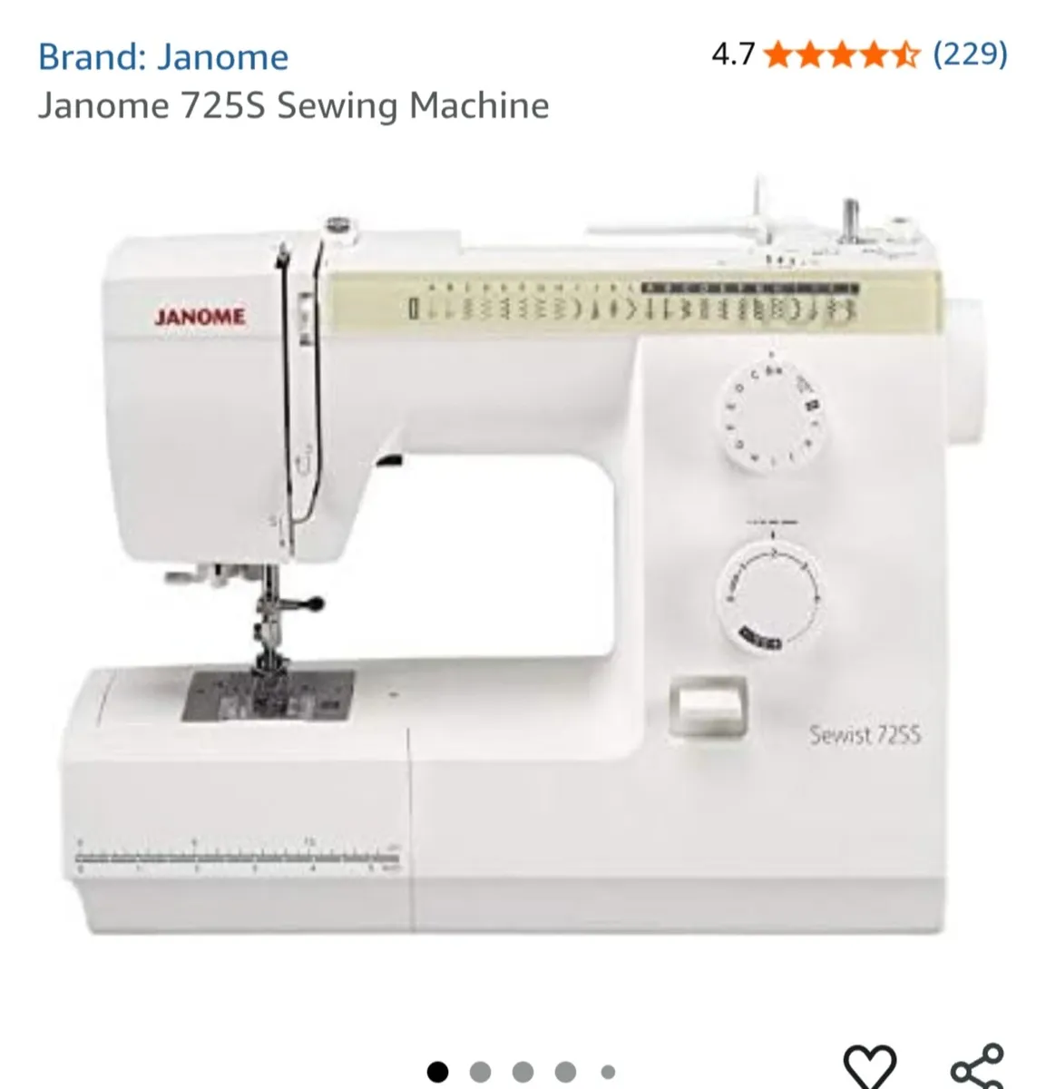 Brand new Janome sewing machine