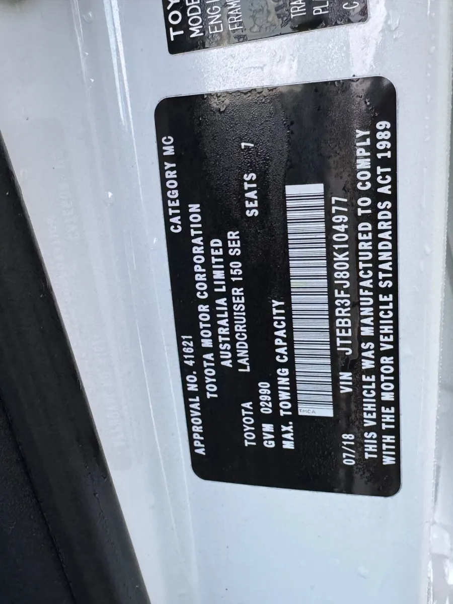 Toyota Land Cruiser 2018 prado 7 seater auto - Image 2