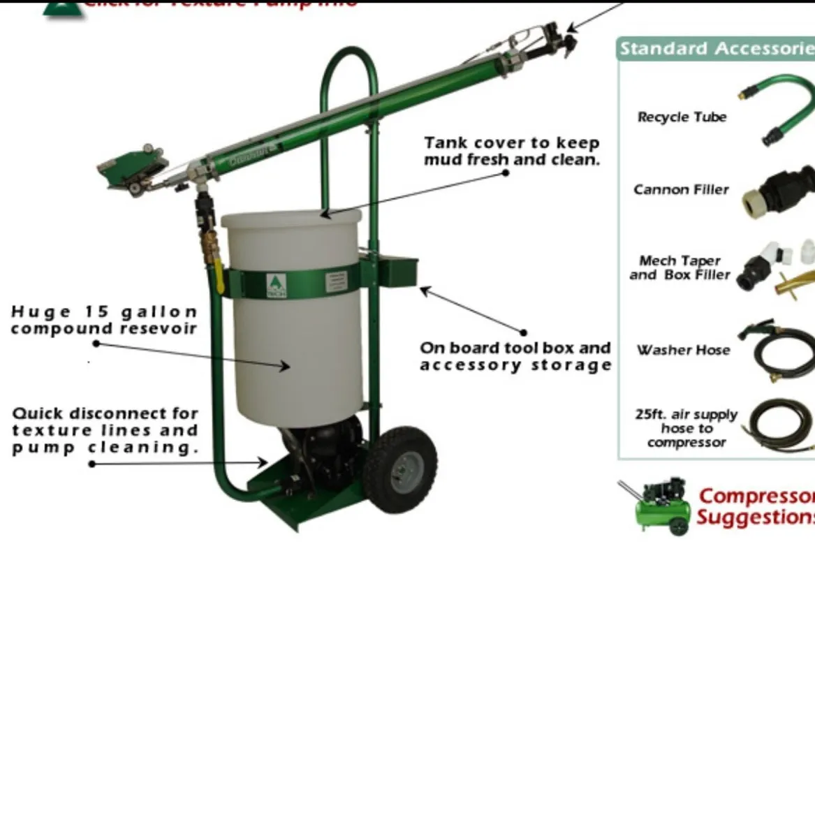 Air powered drywall system for taping and jointing - Image 1