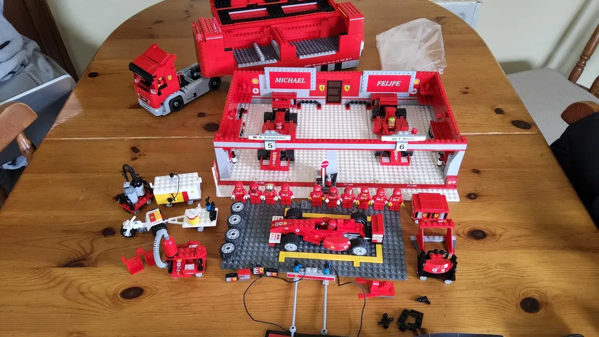 Rare Michael Schumacher,Felipe Massa Lego set - Image 1