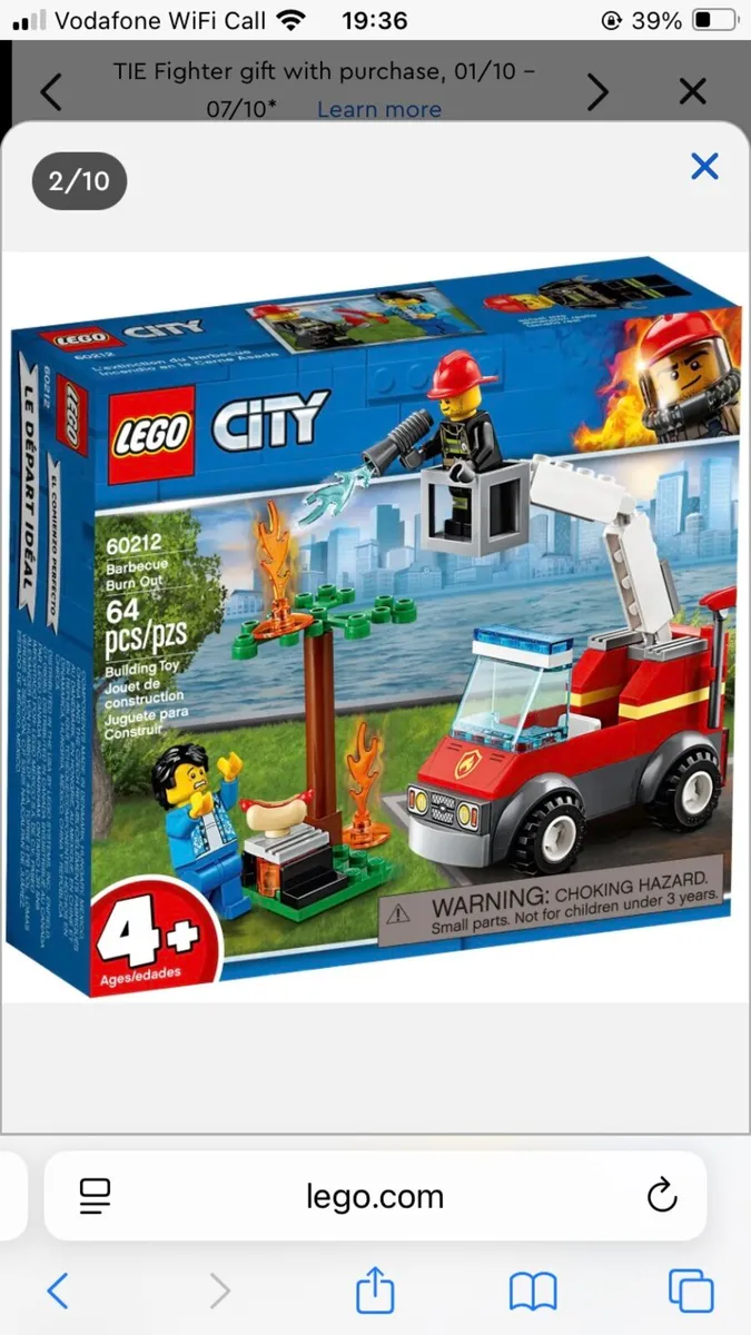 Lego City sets 60091 & 60212 - Image 2