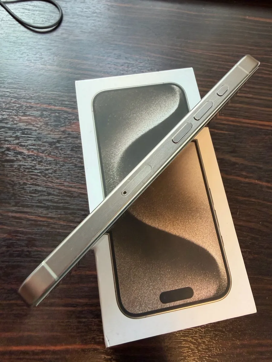 iPhone 15 PRO natural titanium in mint condition - Image 2